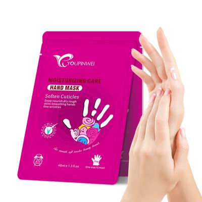 China Anti-aging Wholesale Hand Spa Skin Care Silky Smoothing Nourish Hydrating Moisturizing Hand Mask for sale