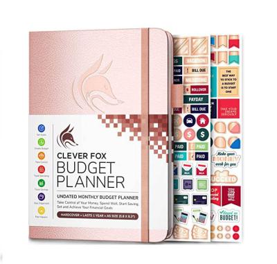 China Hot Spiral Income Hardcover Book Sale Expense Tracker Bill Organizer Notebook Weekly Monthly Budget Saving Spiral Daily Planner for sale