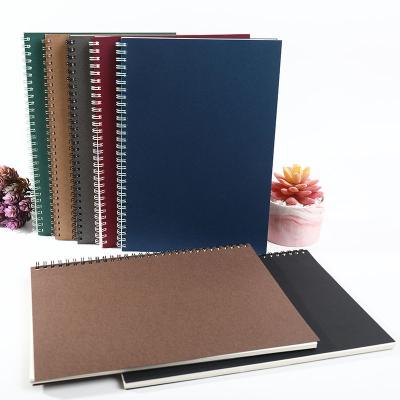 China Custom Hardcover Factory Spiral Notebook Diary Planner Print Yarn-O Coil A4 A5 Exercise Paper Notebook For Student for sale