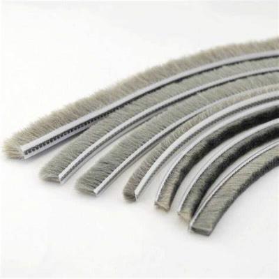 China Factory Price OEM Aluminum Doors and Windows Accessories Brush Pile Weatherstrip Weatherstrip Caulk Door Seal Strip for sale