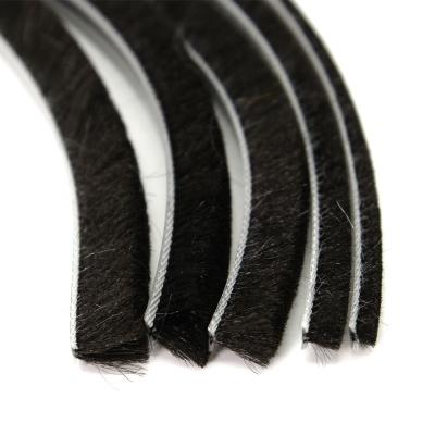 China Factory Price Industrial Mohair Weatherstrip Door / Window Brush Wool Pile Sealing Strip for sale