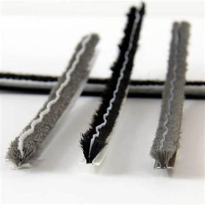 China Industrial Wholesale High-Sealing Fin Sealing Strip Wool Pile Sweep Tech Support Graphic Design Apartment Online Industrial Yard for sale