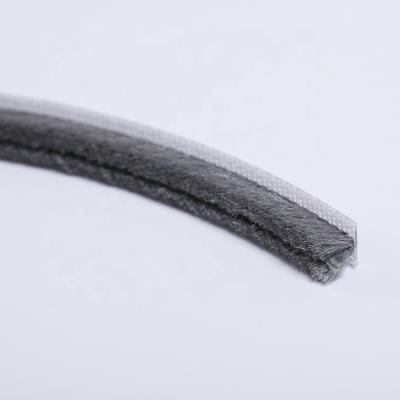 China High Quality Industrial Windproof Aluminum Window Pile Weatherstrip Garage Door Brush Seals for sale