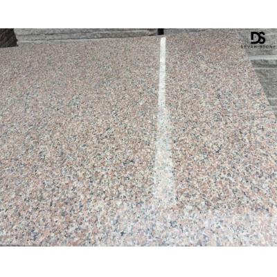 China Modern G681 Granite Flamed Shrimp Pink , Light Pink Granite Tile Polished Cobblestone Rose Pink for sale