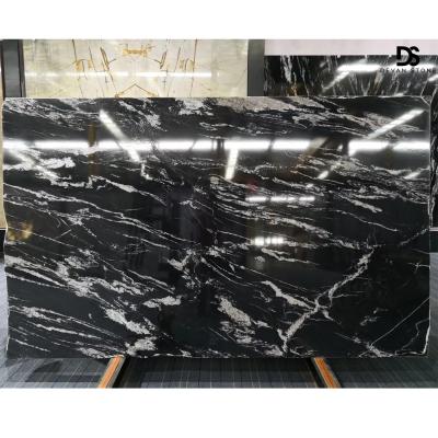 China Modern Royal Granite Ballet Style Granite Nero Fantasy Black Fantasy Black Granite Slabs Tiles for sale