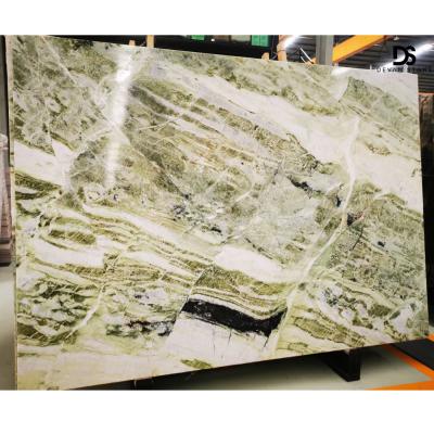 China New Luxury Chinese White Modern Jade Marble Cold Ice Green Primavera, Multicolor Colorful Jade Marble Slabs Tiles for sale