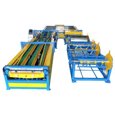 China Carbon Steel Duct Making Manufacture Fast Delivery HVAC Square Duct Former Machine U Shape Automatic Duct Production Line 6 for sale