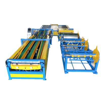 China Carbon Steel Duct Making SIPAIRUI Brand Fast Delivery HVAC Square Duct Former Machine U Shape Automatic Duct Line 5 for sale