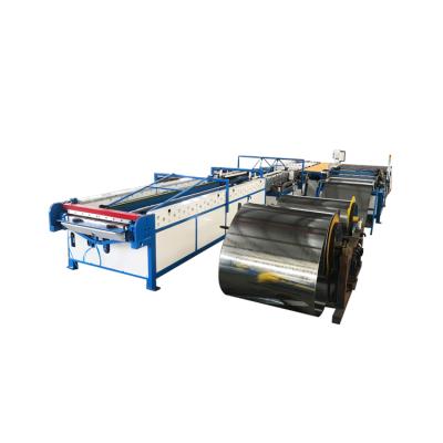 China Carbon Steel Conduit Making China Rectangular U Shape Machinery Automatic Sheet Metal Coil Duct Line Automatic Conduit Line 6 for sale