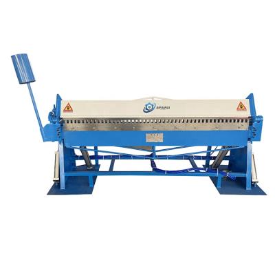 China Stainless Plate Factory Price Bending HVAC Pipe Manual TDF Sheet Metal Folding Machine for sale