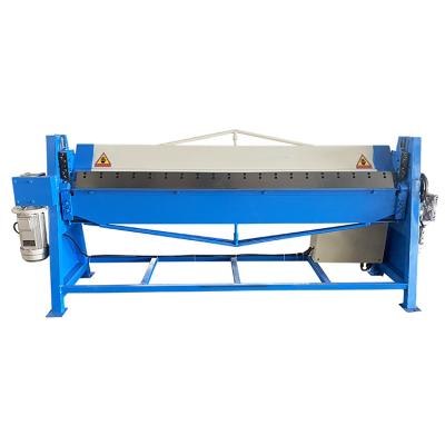 China Stainless Plate Bending Rectangular Duct File Folder Machine Pneumatic Manual Metal Bending Machine for sale