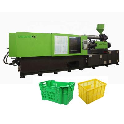 China LISONG Horizontal Plastic Crates Chairs Injection Molding Machine 1000ton for sale