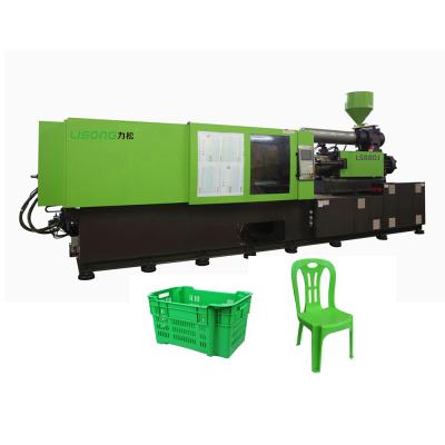 China LISONG 800t Horizontal Plastic Crate Chairs Injection Molding Machine for sale