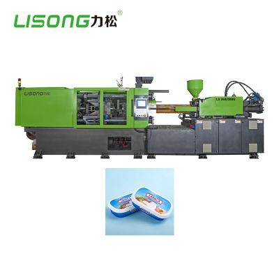 China LS 268/580G LISONG Horizontal Plastic Packaging Products High Precision Injection Molding Machine FOR IML Paint Bucket for sale