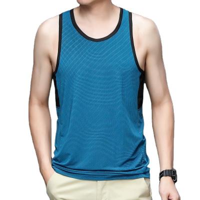 China Custom QUICK DRY Summer Mens Vest Wholesale Tank Tops Men Summer Travel Vest Men Beach Top for sale