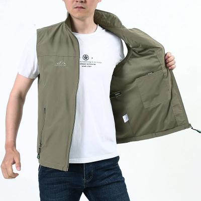 China Original Men's Outdoor Work Waistcoat Custom Made Men's Vest Waterproof High Quality Men's Vest for sale