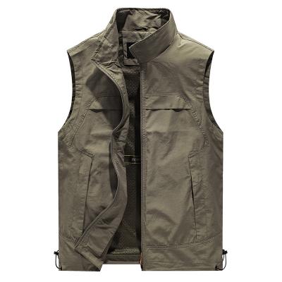 China New Fashion Waterproof Men's Vest Coat Fashion Men's Summer Vest Men Tops for sale