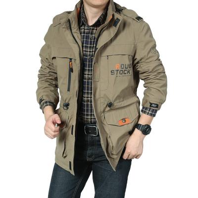 China Men's Outdoor Tactical Jacket Waterproof Men's Breathable Hooded Jacket Military Aviator Field Jacket Men for sale