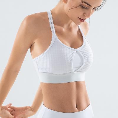 China Seamless BH Lady Sports Bra Breathable Sustainable Quick Dry Spandex Polyester for sale