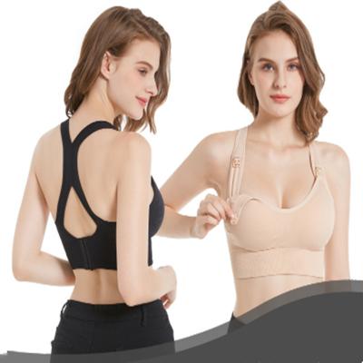 China Cross Border Lady Sports Bra Quick Dry Non-Convertible Straps Wire Free for sale