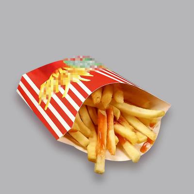 China Disposable Fried Chicken Paper Box Food Packaging Hamburger Fast Paper Box Customized Take Out for sale