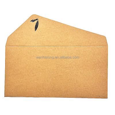 China Small Size Brown Luxury Recyclable Biodegradable Custom Kraft Paper Envelopes for sale