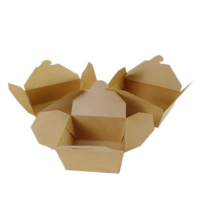 China Disposable Customized Disposable Take Away Fried Chicken Food Wrapping Paper Food Box Tray Packaging for sale