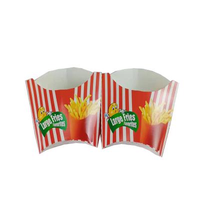 China Custom Logo Biodegradable Fast Burger Vented French Fries Food Paper Packaging Takeout Box Disposable Black White Brown Kraft Away Korea for sale