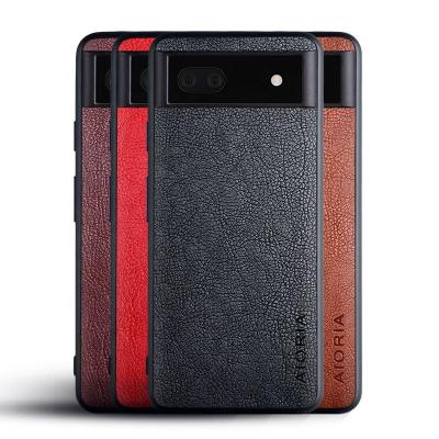 China Shockproof Leather Phone Case For Google Pixel 6A Phone Cover For Google Pixel 6A for sale