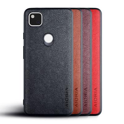 China Shockproof Leather Phone Case For Google Pixel 4A Phone Cover For Google Pixel 4A for sale