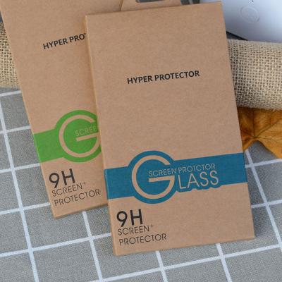 China Recycled Materials Package For Phone Tempered Glass Screen Protector For Phone 12 13 14 Screen Protector Package OEM Packaging ODM for sale