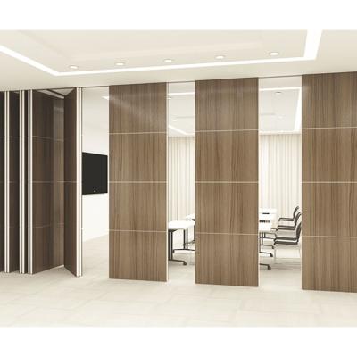 China Customization Movable Partition Wall Wooden Finish Movable Room Dividers for sale