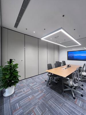 China Aluminium Steel Framed Conference Room Movable Partitions With Freely Oscillating Panels for sale