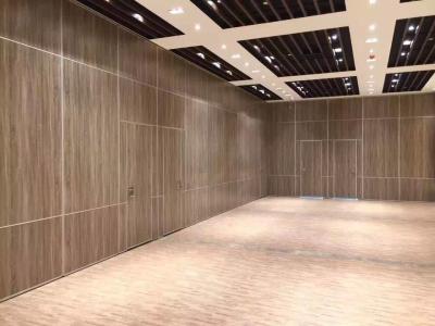 China Sliding Acoustic Wall Panels , Office Great Hall Wooden Partition Wall For Office for sale