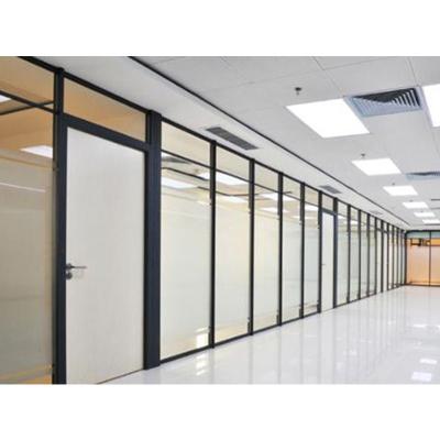 China Tempered Glass Partition Wall , Foldable Divider Partition Wall Single Glazed for sale