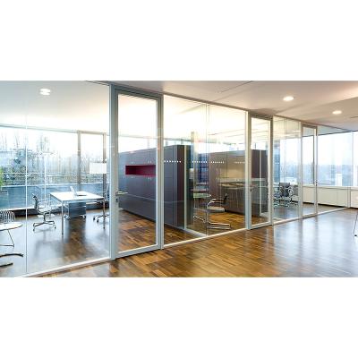 China Restaurant / Office Frameless Glass Partition Wall For Stacking Folding for sale