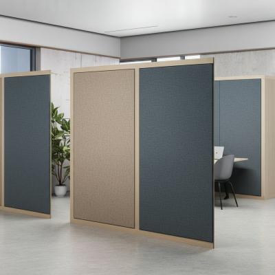 China MDF Board Sound Proof Partitions For Offices / Hotel / Meeting Room for sale