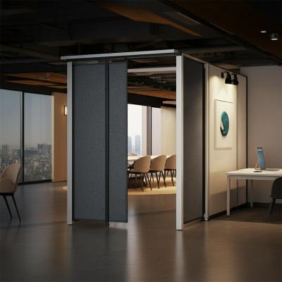 China Offices / Meeting Spaces Sound Proof Partitions With Dupont POM Rollers for sale