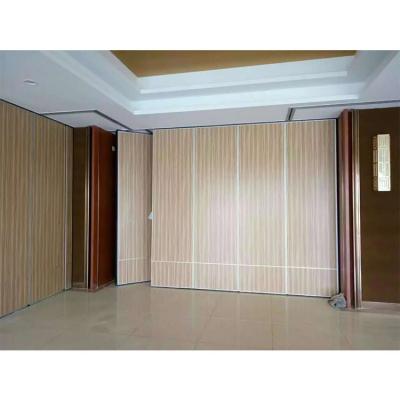 China Banquet Hall Wooden Operable Partition Wall Systems  Folding Panel Partitions for sale