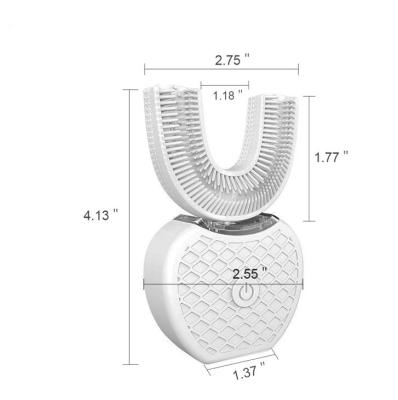 China Induction Charging Silicone Use 360D Sonic Electric Lazy Toothbrush for sale