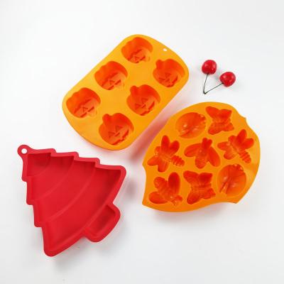 China Hot Selling Disposable Silicone Molds Silicone Cake Baking Mold for sale