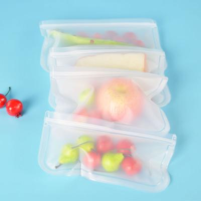 China Hyri BPA Silicone Food Grade PEVA Freezer Free Viable Reusable Breastmilk Sandwich Cool Food Storage Bag for sale