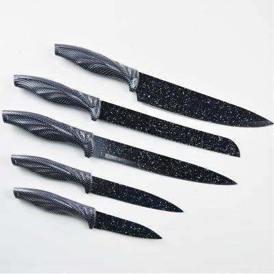 China High Quality Viable Multifunctional Japanese Professional Kitchen Knife Set 5 Pcs Hyri Stainless Steel Damascus Knives for sale