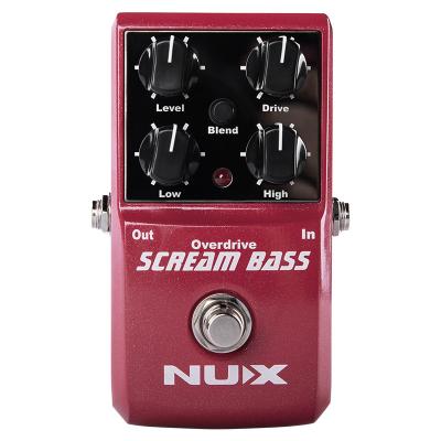 China GUITAR Nuts Scream Bass Analog Overdrive Bass Effects Pedal True Bypass for sale