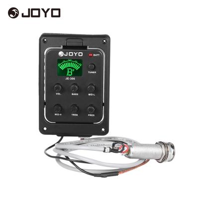 China JOYO GUITAR JE-306 5-Band EQ Equalizer Acoustic Guitar Pickup Preamp Tuner System with LCD Display High Quality Guitar Parts for sale