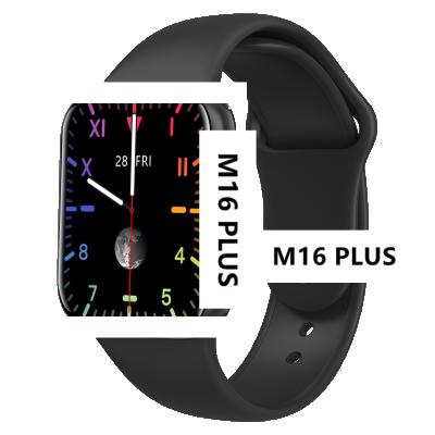 China 2021 Touch Screen M16 Plus Smart Watch With BT Call IP67 Waterproof Heart Rate Chytre Hodinky M16 PK HW22 ECG Sport Tracker Plus M16 pro HW16 for sale