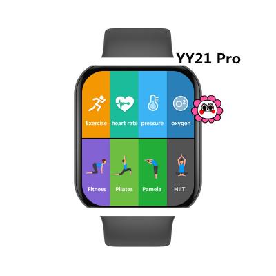 China Hotsale YY21 Smart Watch Reloj Pro Smart Watch Digital Touch Screen Sports Wristband BT Wireless Charger Cell Phone Smart IOS &Android for sale