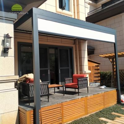 China Easily Assembled Shenzhen Aluminum Roof Top Bioclimate Pergola Window Pergola for sale