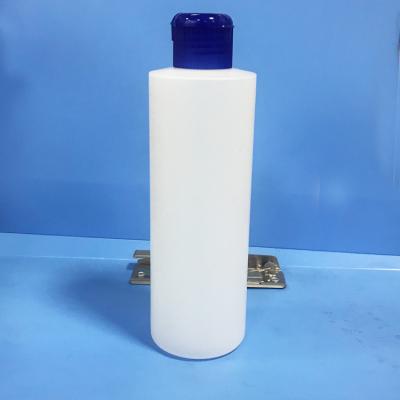 China Non Flip Plastic HDPE 250ML Spill Lotion Disc Top Cap Pump Bottle for sale