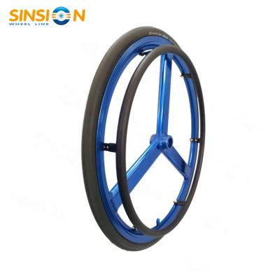 China Rai 24x1 Aluminum Tri Mag Wheel Fashional Design Model for sale